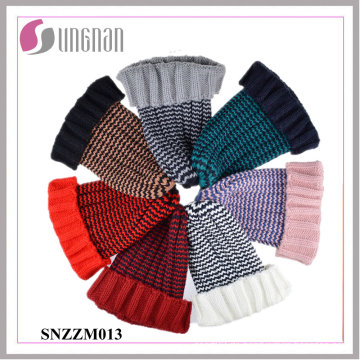 Multicolor Cute Retro Gestreifte Spitze Acryl Strickmütze (SNZZM013)